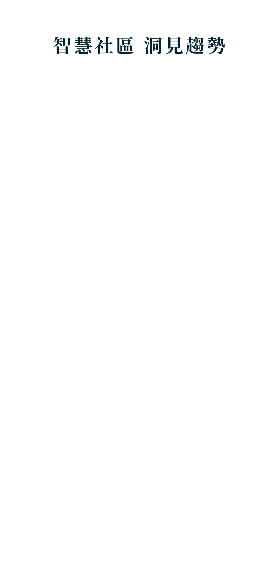 智慧社區 洞見趨勢